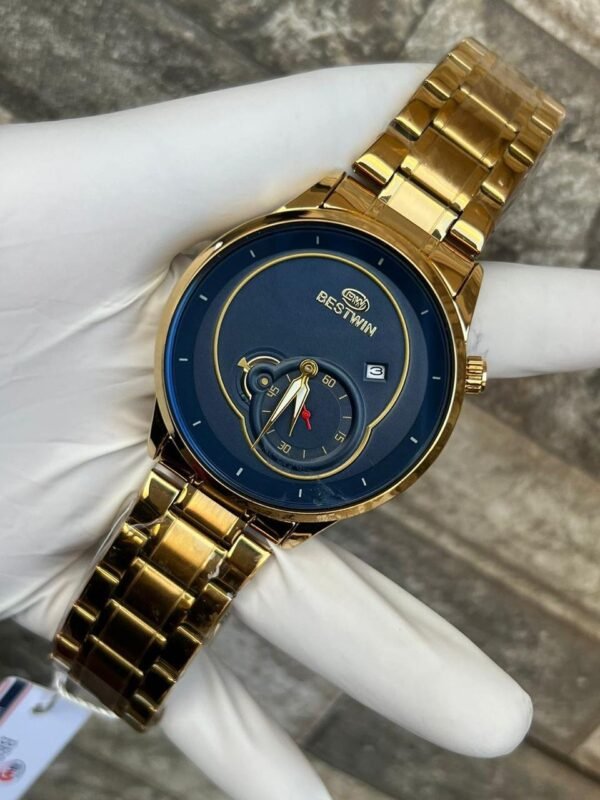 Bestwin blue dial watch