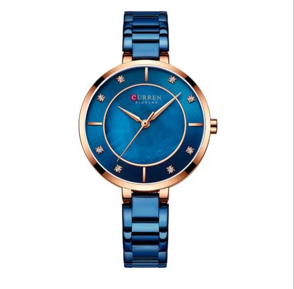 Curren Blanche design,  in  striking blue and gold color combination!